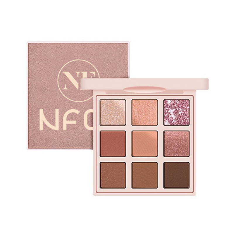 9 Colors Pearly Matte Earth Color Eyeshadow Palette