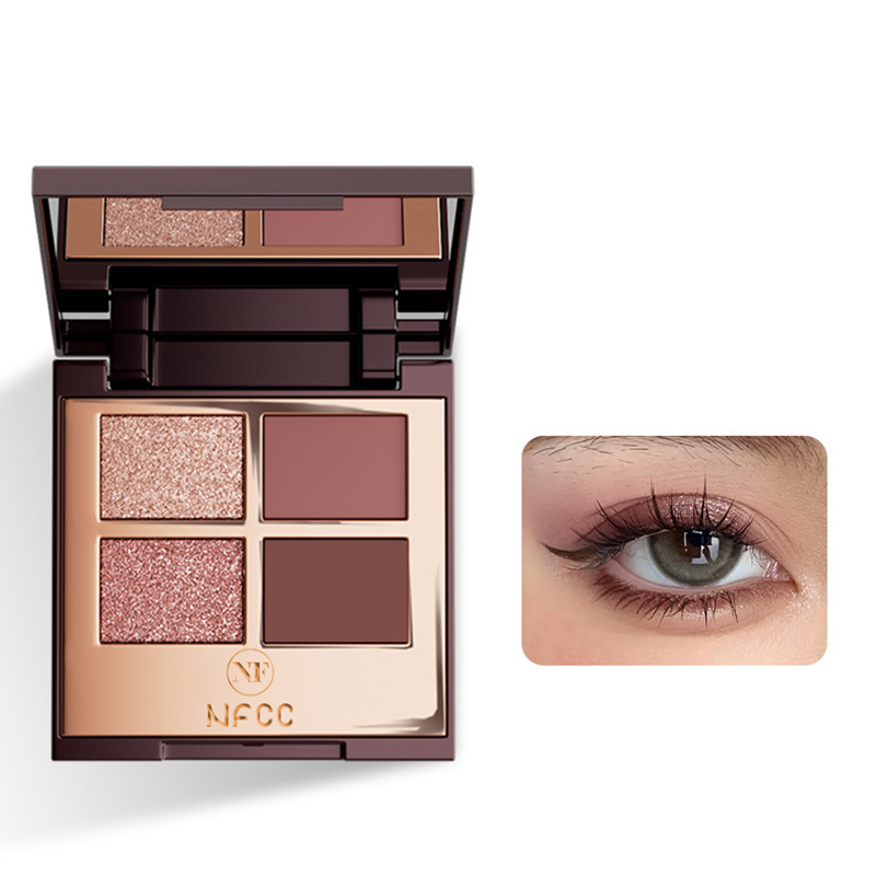 4 Colors Eye Shadow Matte Shimmer Makeup Palette