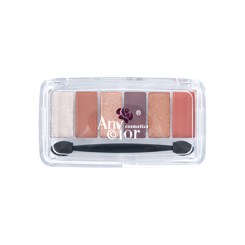 6 Color Brown Neutral Eyeshadow Palette