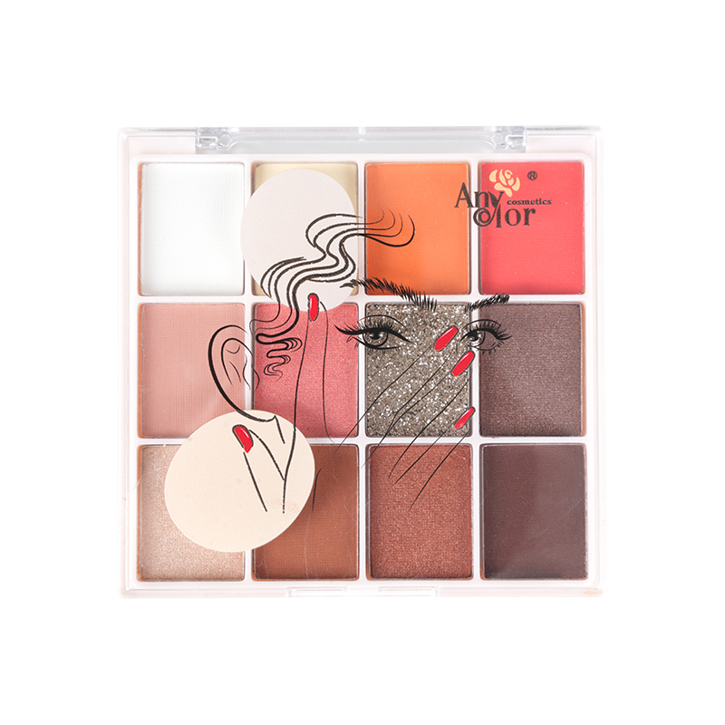 12 Color Nude Eyeshadow Palette