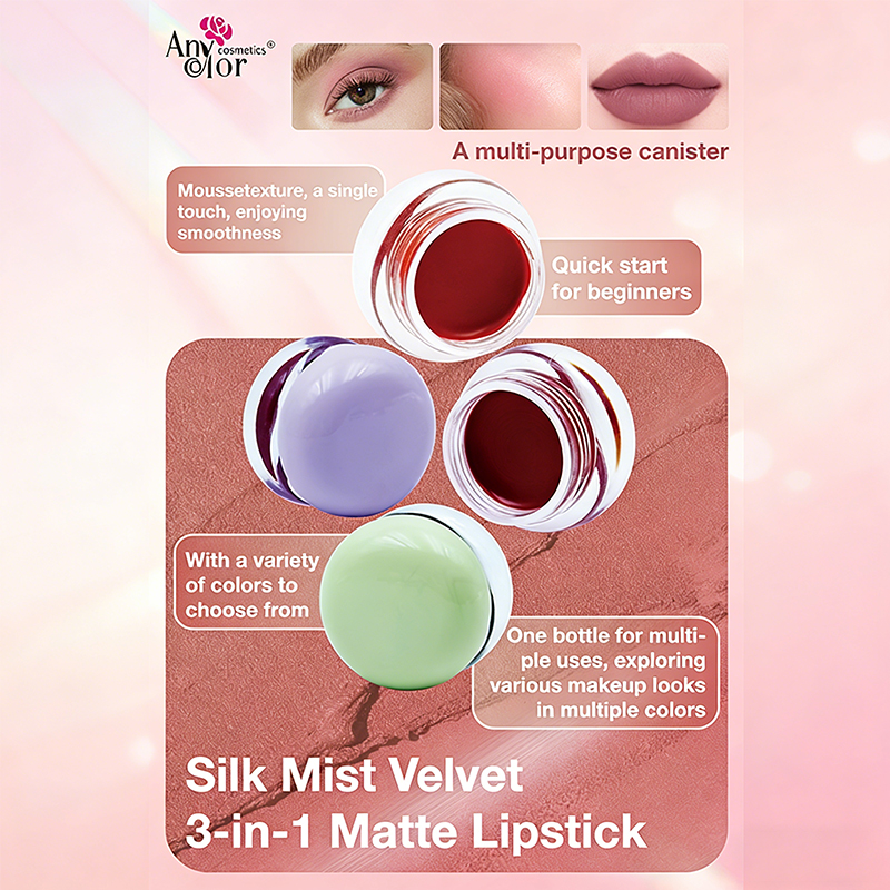 Silk Mistvelvet 3-In-1 Matte Lipstick