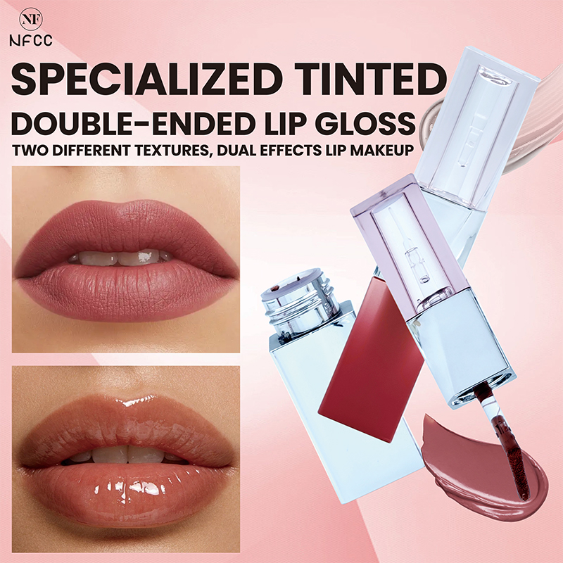 Transfer-Proof Matte Dual-Ended Lip Gloss
